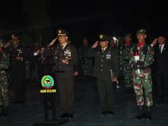 Dandim 0313/KPR Pimpin Apel Kehormatan dan Renungan Suci di TMP Eka Kesuma Bakti Bangkinang